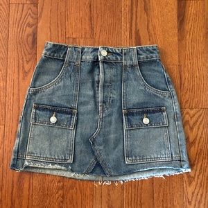 Re/Done denim skirt